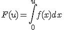 F(u)=\int_0^uf(x) dx